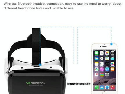 Wireless 3D Vr Headset With Bluetooth - Compact-1915197987122974727