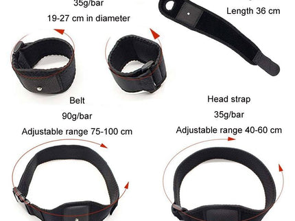 Vive Game Tracker Strap Set - 2 Wristbands 1 Belt-1915197607706234882