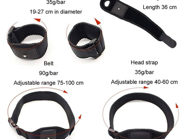 Vive Game Tracker Strap Set - 2 Wristbands 1 Belt-1915197607706234882
