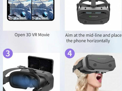 Mobile Vr Glasses - 3D Virtual Reality-1915196819772674054