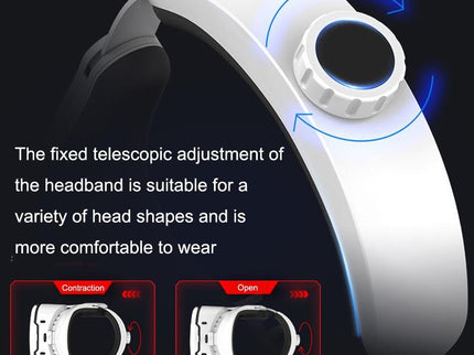 Wireless 3D Vr Gaming Headset With Bluetooth-1922443396065136644