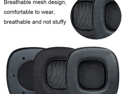 Breathable Sponge Headphone Covers - 1 Pair - Net Gray-1915197174778564610