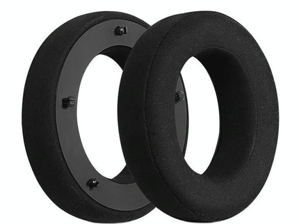 Breathable Leather Headset Cover For Focal Clear Mg Pro - Black Fiber 2 Pack-1915198271295459328