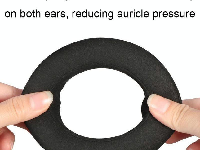 Breathable Leather Headset Cover For Focal Clear Mg Pro - Black / Gray 2 Pack-1915198099576459266