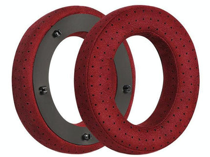 Breathable Leather Headset Cover For Focal Clear Mg Pro - Red Fiber 2 Pack-1922443407565918208