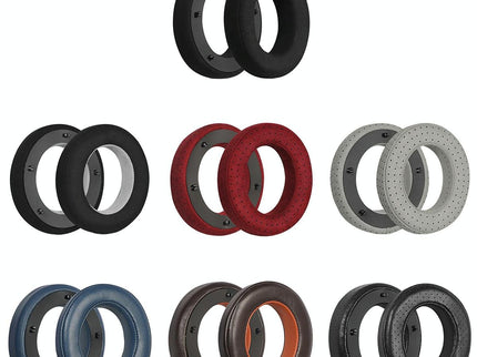 Breathable Leather Headset Cover For Focal Clear Mg Pro - Red Fiber 2 Pack-1922443407565918209
