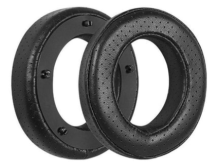 Breathable Leather Headset Cover For Focal Clear Mg Pro - Black Lambskin 2 Pack-1915197161209991174
