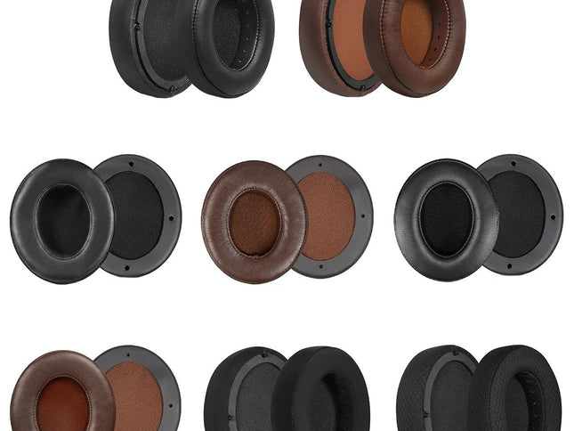 Edifier W855Bt Headset - Soft Breathable Sponge Cover Black Lambskin 2 Pcs-1915197972702957569