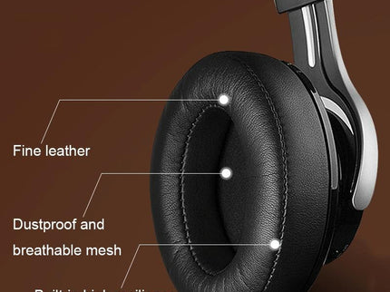 Soft And Breathable Brown Lambskin Headset Covers For Edifier W855Bt - 2 Pack-1915197808252686340