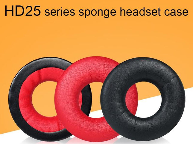 White Headset Sponge Cover For Sennheiser Hd25 Series - 1 Pair-1922443442995204098