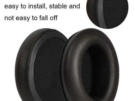 Soft Black Lambskin Headset Sponge Cover For Sennheiser Momentum - 2 Pack-1915197989622779906