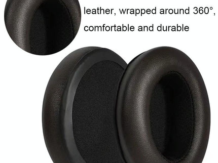 Soft Black Lambskin Headset Sponge Cover For Sennheiser Momentum - 2 Pack-1915197989622779907