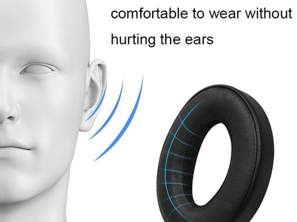 Soft And Breathable Earphone Covers For Parrot Zik - Black 2 Pack-1915196962517422084
