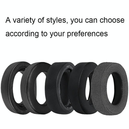 Soft Foam Headphone Covers For Corsair Hs60 / 50 / 70 Pro - Black 2 Pack-1915197944403988484