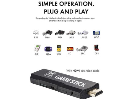 Wireless 4K Tv Game Console With 15 000 Games - 32Gb Storage-1915198116685025283