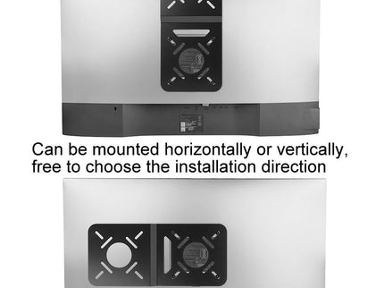 Universal Vesa Mount For Computer Monitor Router And Tablet - Black-1915197134177701892