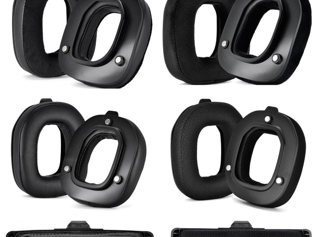 Logitech A50 Gen4 Headset Replacement Earmuffs - 2Pcs Protein Leather-1922443392319623169