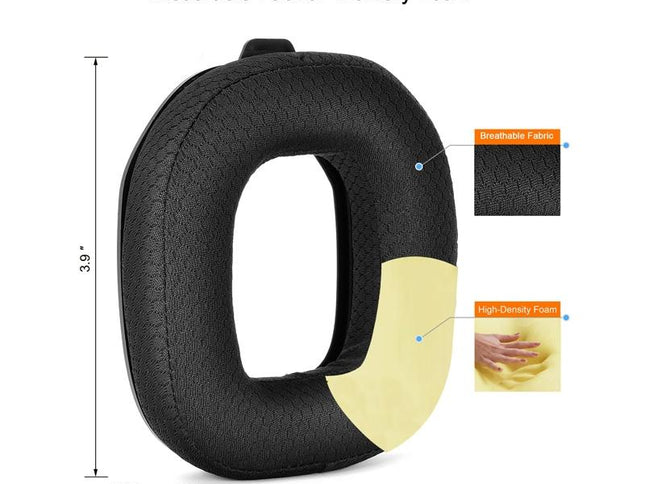 Logitech A50 Gen4 Headset Replacement Earmuffs - 2Pcs Protein Leather-1922443392319623170