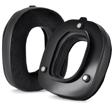 Logitech A50 Gen4 Headset Replacement Earmuffs - 2Pcs Leather & Velvet-1922443448191946758