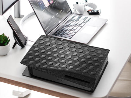 Protective Hard Case For Sony Ps5 Cd-Rom Console - Honeycomb Shell-1915197124790849540