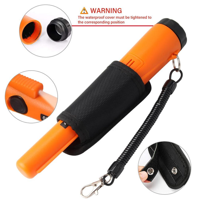 Waterproof Handheld Metal Detector With Positioning Stick - Ip68-1962691926423638018