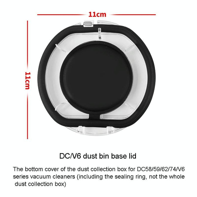 Dyson V6 Vacuum Dust Bin Lid - Replacement Accessory-1922443460565143553