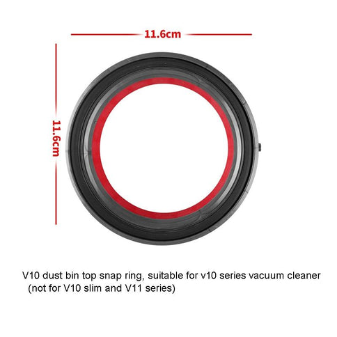 Dyson V10 Vacuum Dust Bin Seal Ring - Replacement Accessory-1915197840204894209