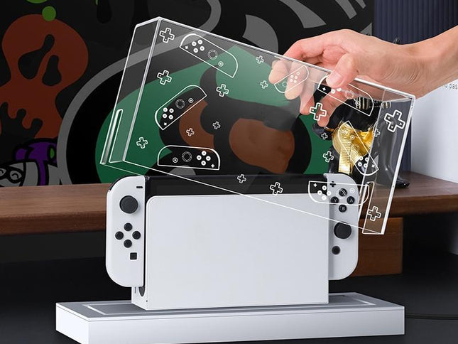 Nintendo Switch Oled Display Base With Luminous Light - Compact And Stylish-1922443459218771970