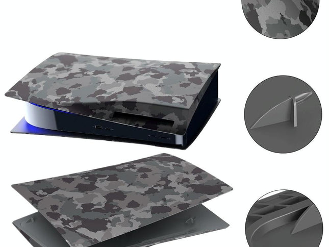 Camouflage Shell Protective Cover For Ps5 Cd-Rom Console-1915198237019607041