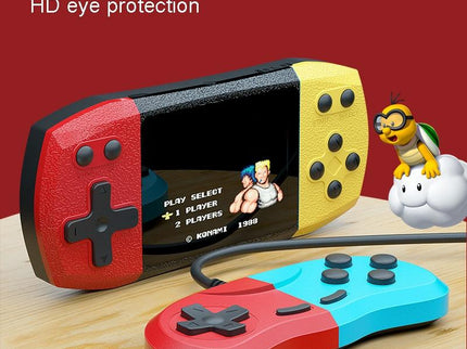 Large Screen Pocket Console - 620 Games - Single Player - 3 Inch Screen - Red / Yellow-1915198086586699780
