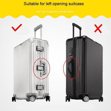 Waterproof Transparent Pvc Trolley Suitcase Cover - 22 Inch Rimless-1915198136142401540