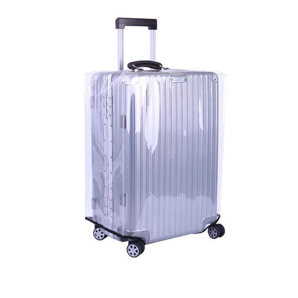 Waterproof Pvc Trolley Suitcase Cover - 28 Inch Rimless Transparent Dustproof-1915197639385812998