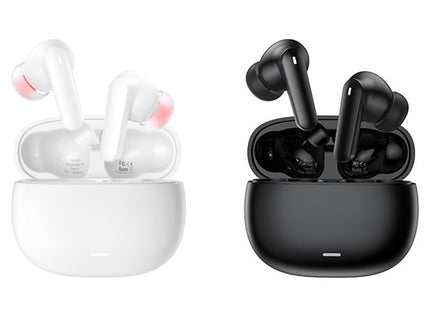 White Dual Noise Canceling Bluetooth Headphones With Anc & Enc Call-1915196853012533249