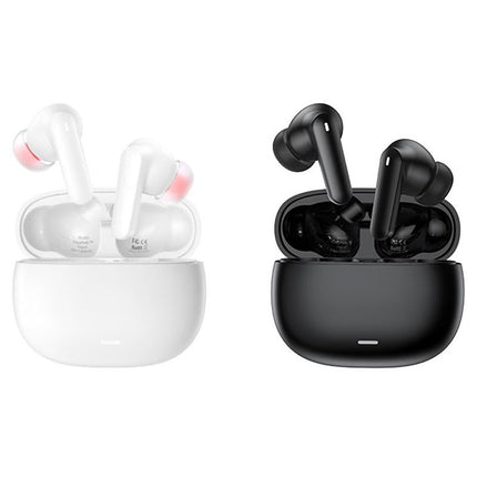White Dual Noise Canceling Bluetooth Headphones With Anc & Enc Call-1915196853012533249