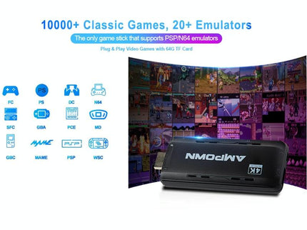 Wireless 2.4G Arcade Mini Console With 64G Storage & 10000 Games-1915198332192559107