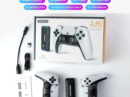Wireless 2.4G Arcade Mini Console With 64G Storage & 10000 Games-1915198332192559110