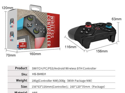 Wireless Game Handle For Nintendo Switch / Lite - Tooth Design-1915196864894996488