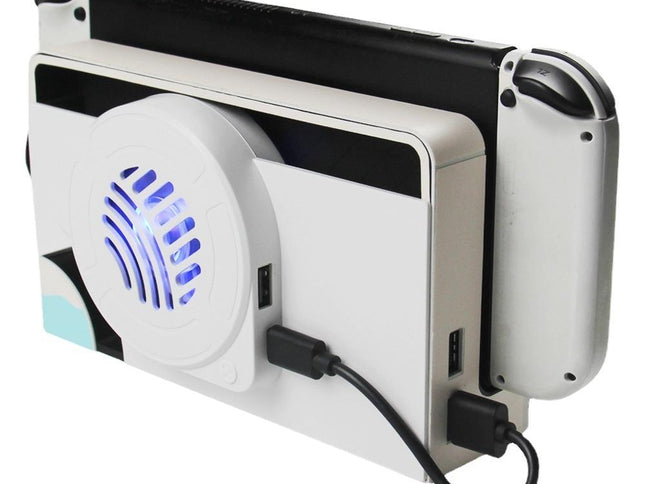 Oled Cooling Fan With Storage Base For Switch-1922443394349666305
