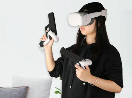 Pair Of Durable Vr Controller Handles For Meta Quest 2-1922443388146290693