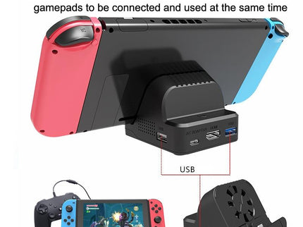 Switch Hdmi Converter With Cooling Fan And Charger-1915196850265264132