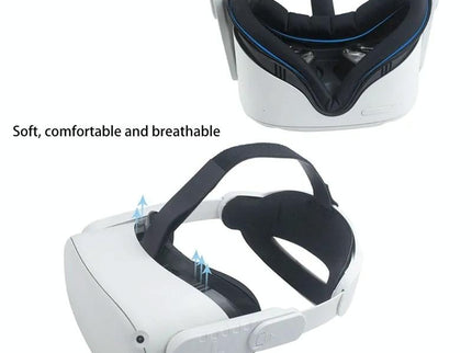 Anti-Sweat Eye Mask For Meta Quest 2 Vr Headset - Black-1922443386053332995