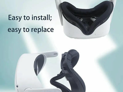 Anti-Sweat Eye Mask For Meta Quest 2 Vr Headset - Black-1922443386053332996