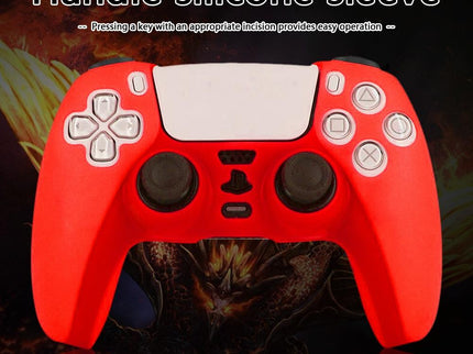 Red Silicone Protective Cover For Ps5 Controller-1943465058025738244