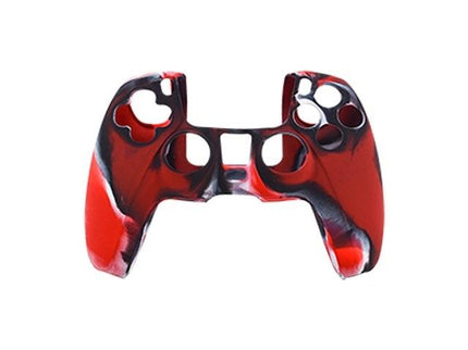 Camouflage Red Silicone Case For Ps5 Controller - Protective Cover-1915197451837509637