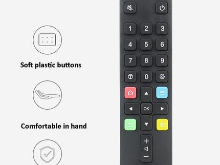 Universal Remote Control For Tcl Tvs - Black-1915196947933827075