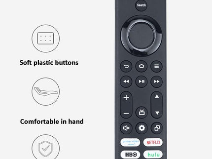Black Infrared Remote For Amazon Smart Tv-1915196968280395779