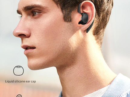 Wireless Stereo Earphones With Charging Case - Black-1915196952421732358