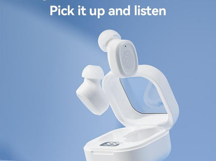 Black Wireless Earphones With Charging Case-1915198279411437573