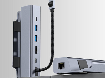 6-In-1 Docking Station For Steam Deck With Hdmi Rj45 Usb 3.0 Usb-C Pd 100W-1915197237491798020