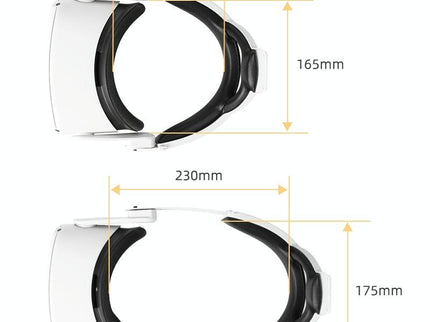 Ultimate Headband Set For Oculus Quest 2 - Comfortable & Stylish-1922443424242470913